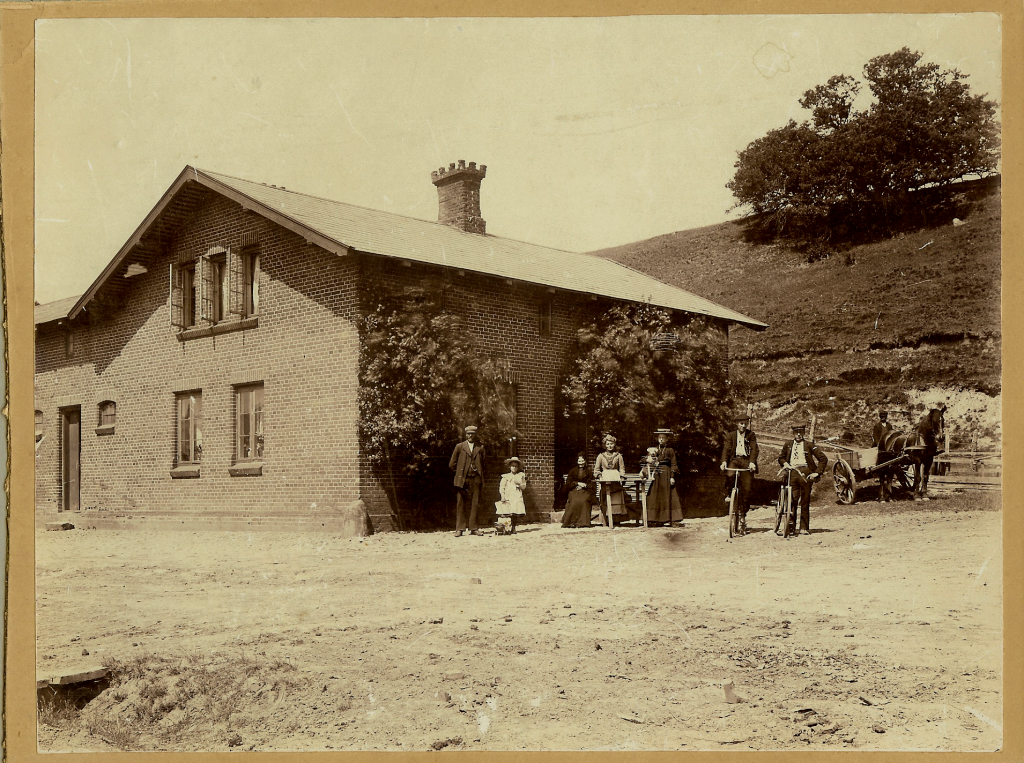 Teglværksmesterens bolig 1860-61. Egebjerg Mose. Frijsendal ved Hammel-