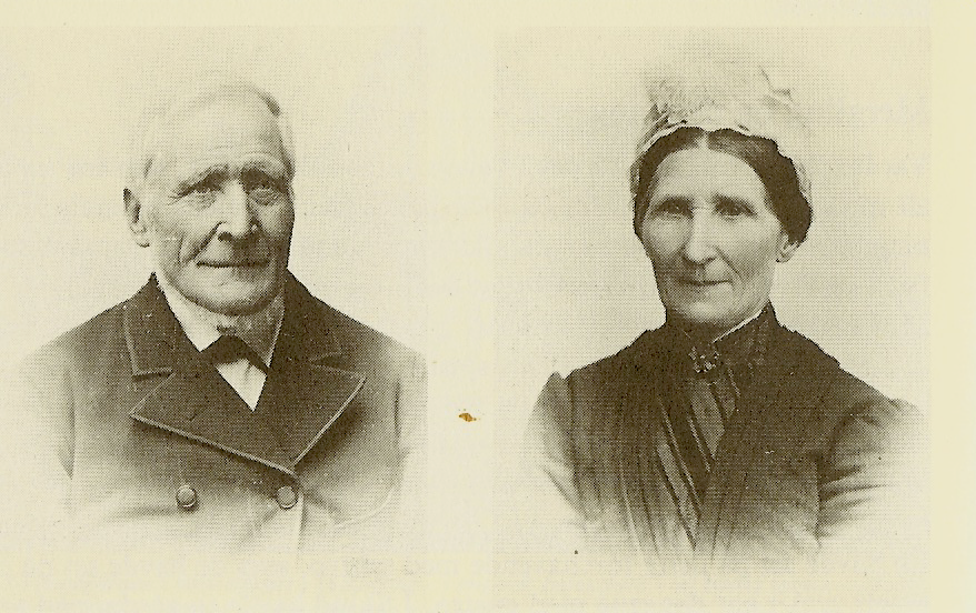 Konrad og Henriette Menze. Leder af Frijsendal Teglværk 1855-1893.